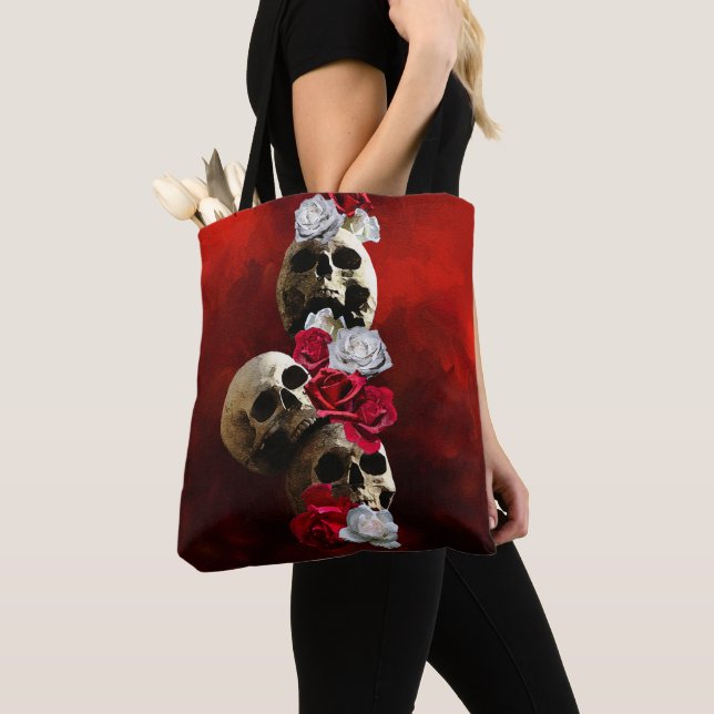 Bolso De Tela Huele las Rosas (Detalle)