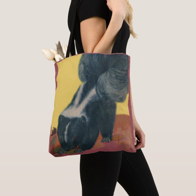 Bolso De Tela huella (Detalle)