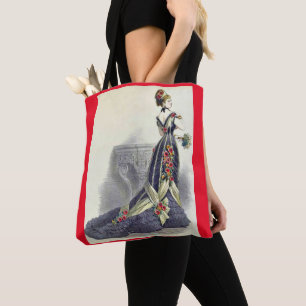 Bolso De Tela Huella de moda de bolas de 1879