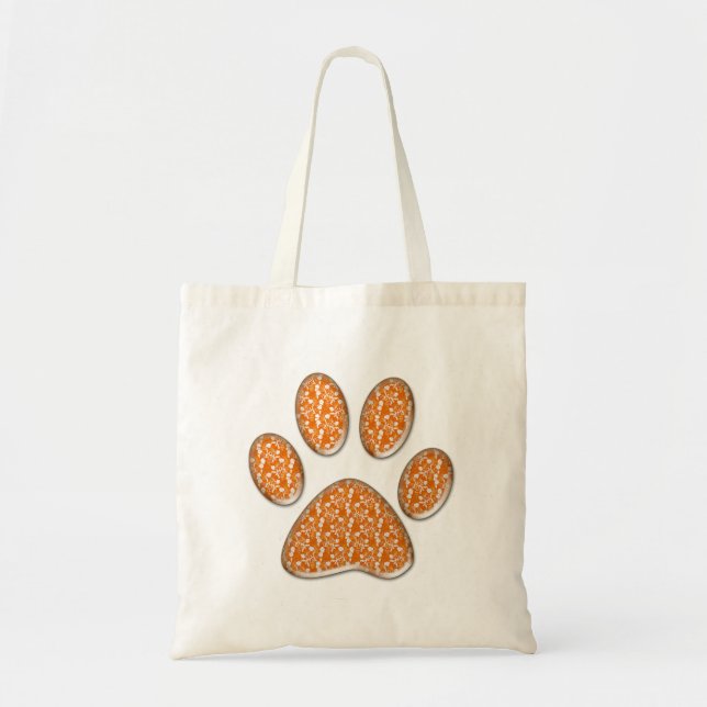 Bolso De Tela huella de pezuña (Frente)
