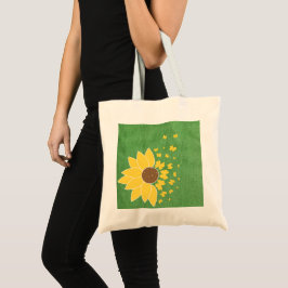 Bolso De Tela Huella giratoria verde giratoria Toflower Bag