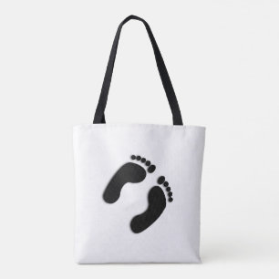 Bolso De Tela Huellas