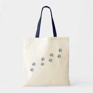 Bolso De Tela Huellas de gatos de perro de los mascotas