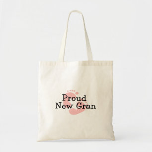 Bolso De Tela Huellas de orgullosa nueva bebé