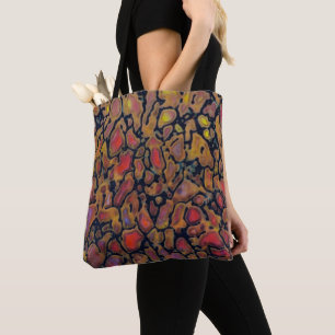 Bolso De Tela Hueso de dinosaurio estampado