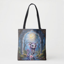 Bolso De Tela Huesos iluminados por la luna – Guardián de los su