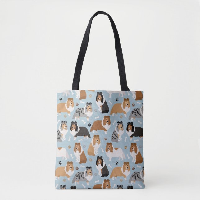 Bolso De Tela Huesos y patas (Anverso)