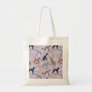 Bolso De Tela Huesos y patas de perro de Greyhound de Italia