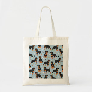 Bolso De Tela Huesos y patas de perro de Rottweiler