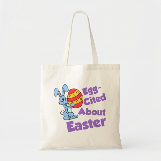 Bolso De Tela Huevo citado para la caza de huevos en Pascua (Frente)