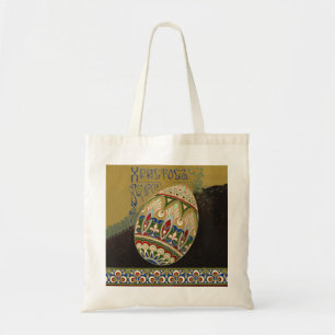 Bolso De Tela Huevo de Pascua Ruso Vintage Christ Is Risen