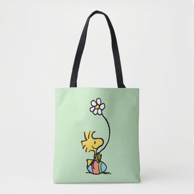 Bolso De Tela Huevo de Pascua Woodstock (Anverso)