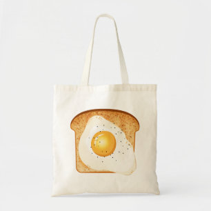Bolso De Tela Huevo frito en tostada