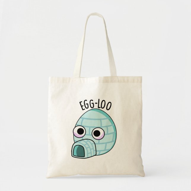 Bolso De Tela Huevo-loo Funny Egg Pun (Frente)