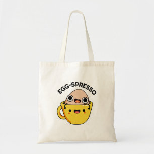 Bolso De Tela Huevo-Spresso Gracioso Huevo Café Pun