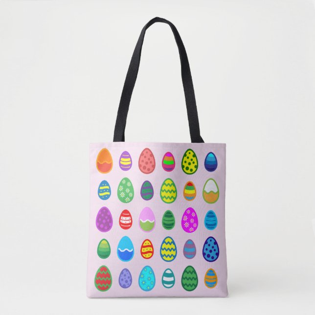 Bolso De Tela Huevos de Pascua (Anverso)