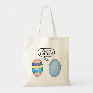 Bolso De Tela Huevos de Pascua agradables del tatuaje