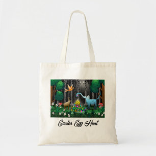 Bolso De Tela Huevos de Pascua en El Bosque Mágico