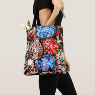 Bolso De Tela Huevos de Pascua Ucranianos,