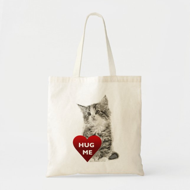 Bolso De Tela Hug Me - Tote presupuestario  (Frente)