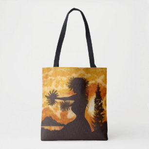 Bolso De Tela Hula Dancer