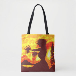 Bolso De Tela Hula Dancer