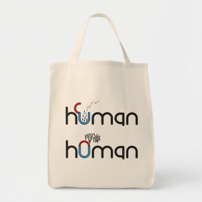 Bolso De Tela Humano frente a Hombres (Frente)