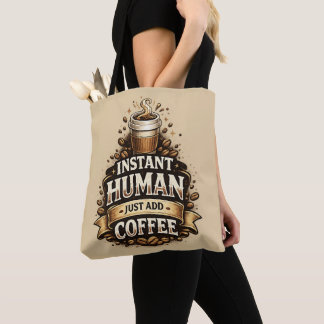 Bolso De Tela Humano Instantáneo Solo Agrega Café – Amante del C