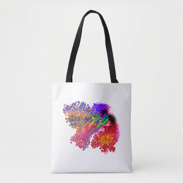 Bolso De Tela Humming Bird love (Anverso)