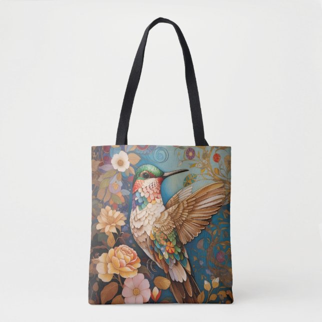 Bolso De Tela Hummingbird (Anverso)