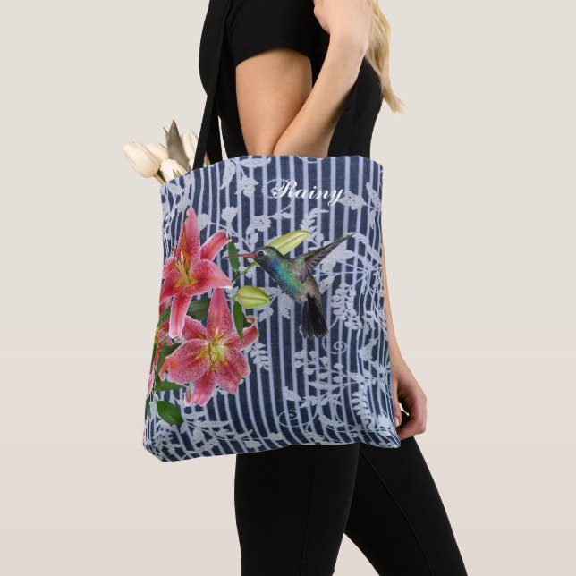 BOLSO DE TELA HUMMINGBIRD* (Detalle)