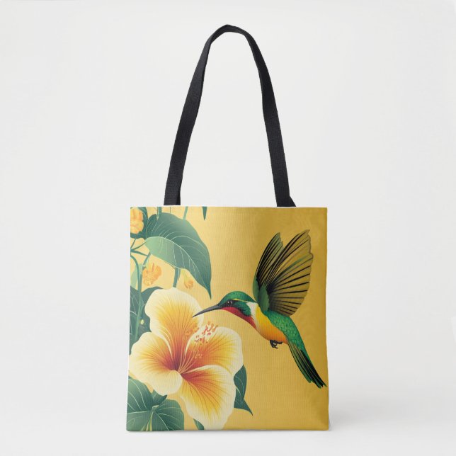 BOLSO DE TELA HUMMINGBIRD #1 (Anverso)