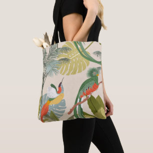 Bolso De Tela Hummingbird colorido