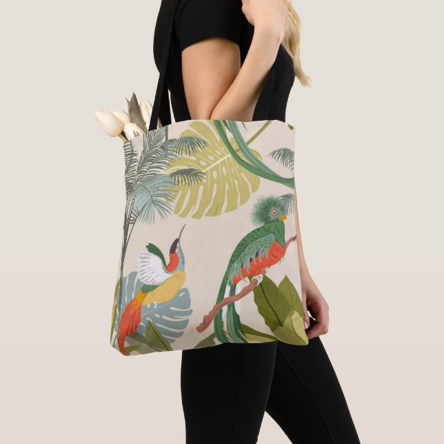 Bolso De Tela Hummingbird colorido (Detalle)