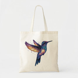 Bolso De Tela Hummingbird con pájaro de Stary Night Sky