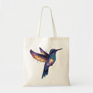 Bolso De Tela Hummingbird con pájaro de Stary Night Sky