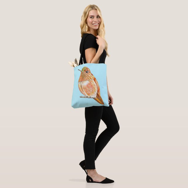 Bolso De Tela Hummingbird Naranja Perdido (Puesto)