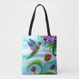 Bolso De Tela Hummingbird Sky