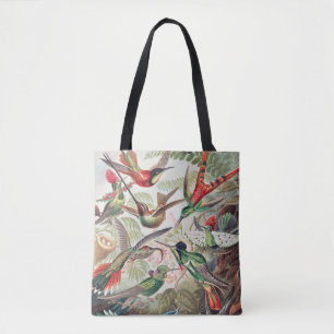 Bolso De Tela Hummingbird, Trochilidae Kolibris por Ernst Haecke