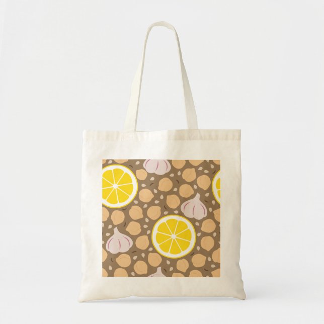 Bolso De Tela Hummus Tote Bag (Frente)