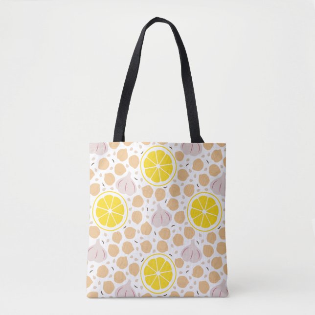 Bolso De Tela Hummus Tote Bag (Anverso)