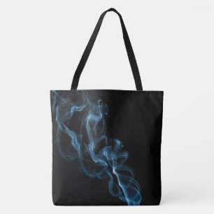 Bolso De Tela Humo azul