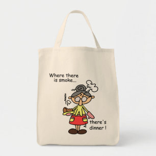 Bolso De Tela Humo y camisetas y regalos de la cena