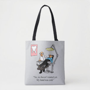 Bolso De Tela Humor curioso para la dentista Tote Bag Gift