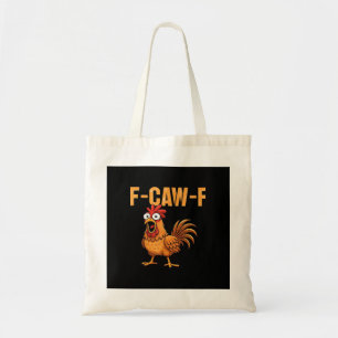 Bolso De Tela Humor de Cuervo Divertido F-Caw-F Gótico