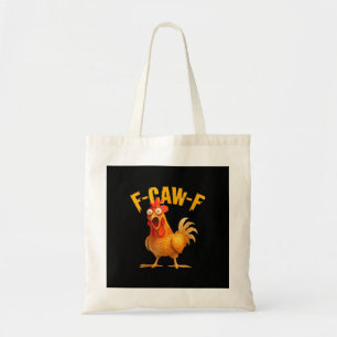 Bolso De Tela Humor de Cuervo F-Caw-F Gótico Divertido Retro Gen