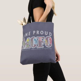Bolso De Tela Humor de Día de la Madre floral