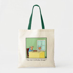 Bolso De Tela Humor de golf Personalizado Tote Bag