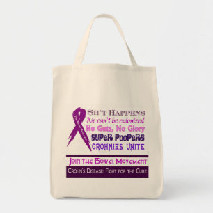 Bolso De Tela Humor de la enfermedad de Crohn