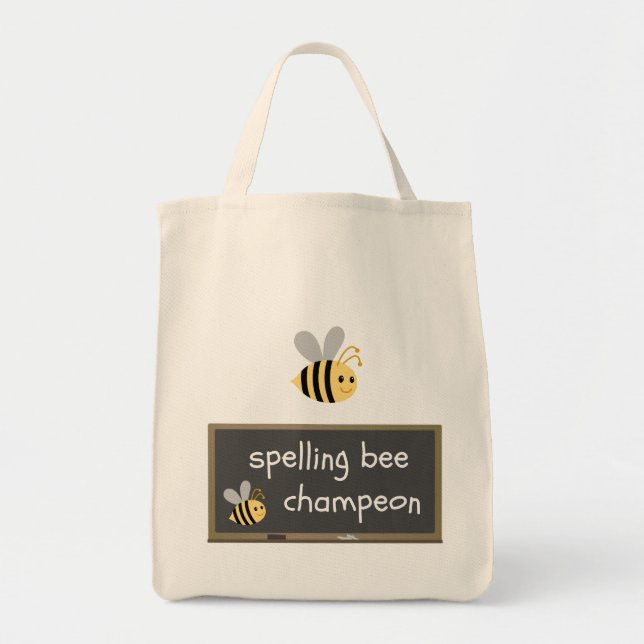 Bolso De Tela Humor de la falta de ortografía de Champeon del (Frente)